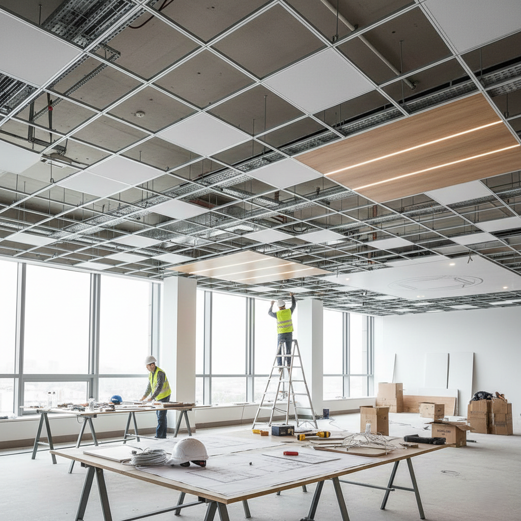 Deckenkonstruktionen: abgehängte Decken und Unterkonstruktionen
