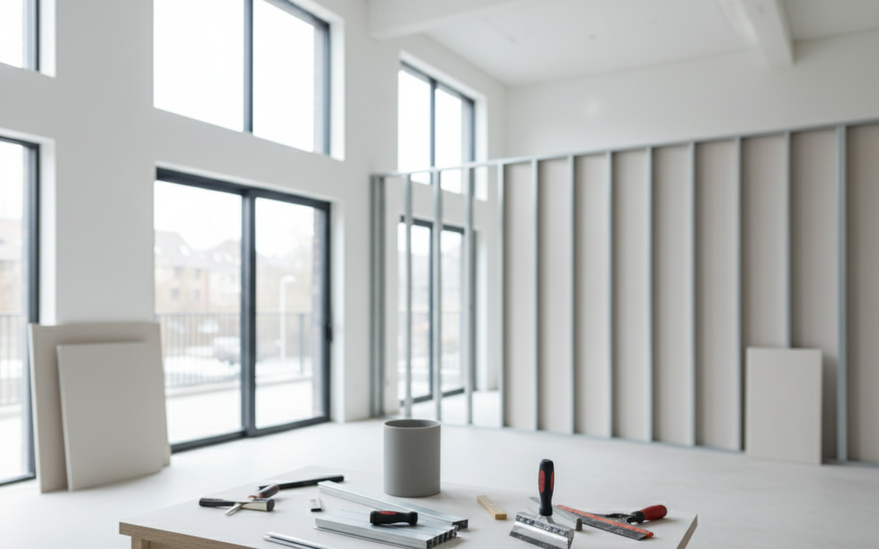 Trockenbau: Trockenbauwände und Raumaufteilung